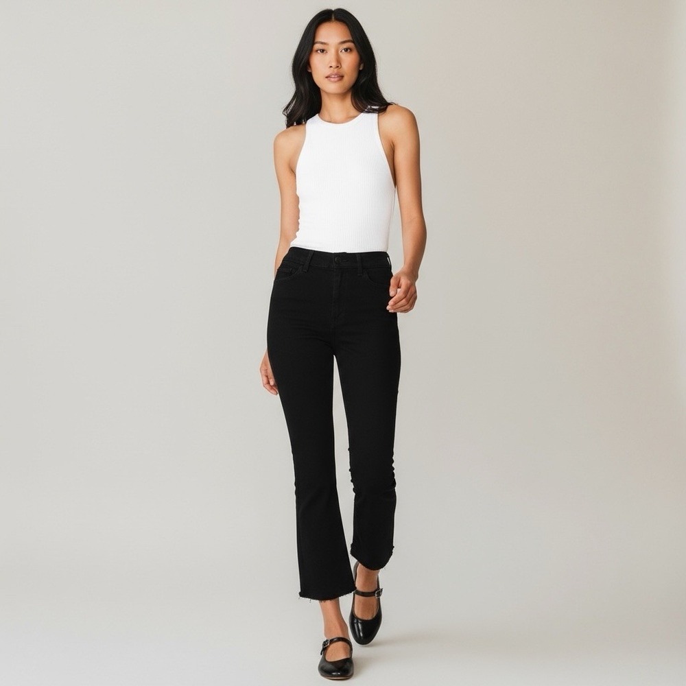 DL1961 Black Boot Cut Jeans